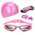 Swim Goggles Swimming Goggles No Leaking With Nose Clip, Earplugs And Case