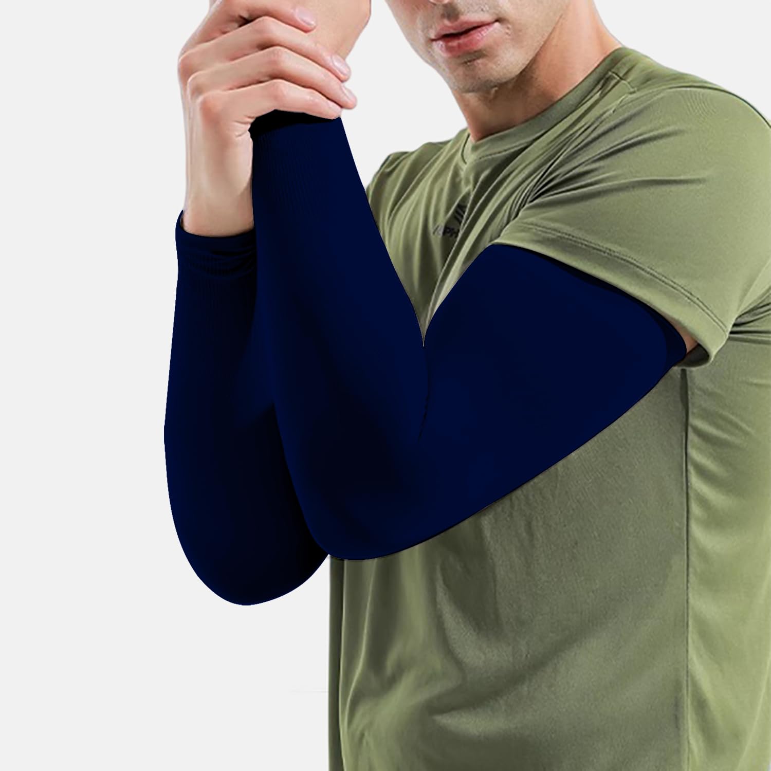 Egoflex Arm Sleeves For Men And Women Compression Uv Sun Protection Tattoo Cover Up Baseball Basketball Football Golf Running (B