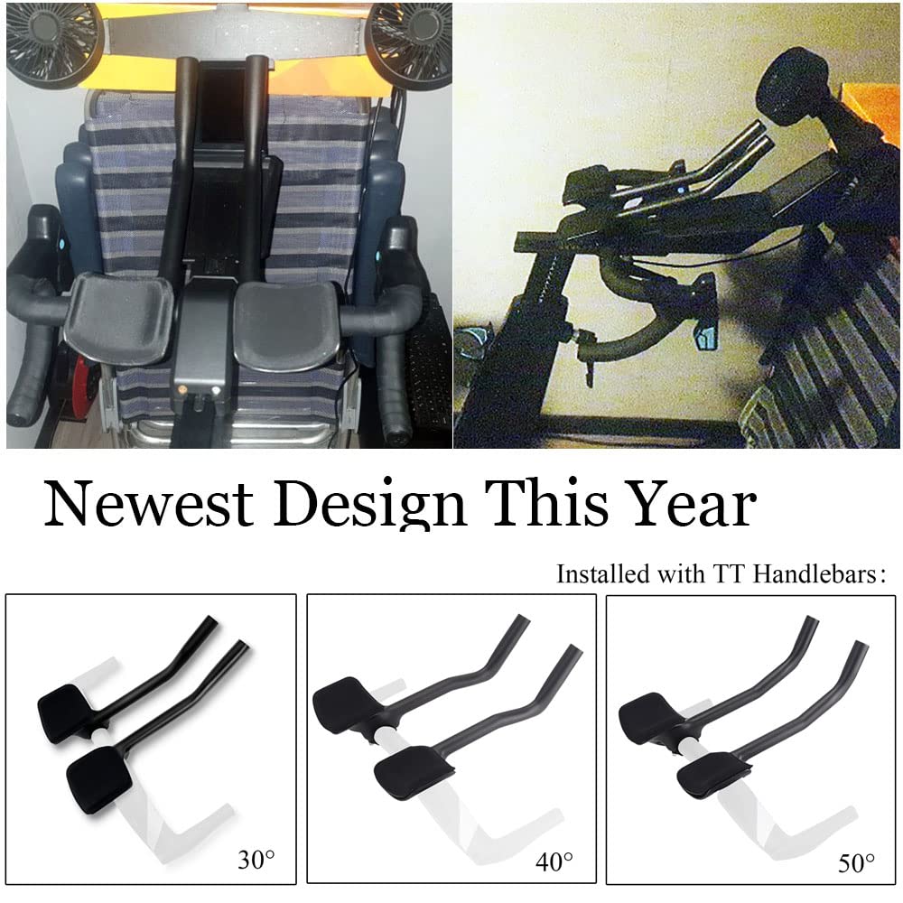 Rxl Sl Carbon Fiber Triathlon Bicycle Extender 31.8Mm Triathlon Tt Arm Rest Handlebar 30 Degree Aerobars 360Mm Ud Matte Carbon A