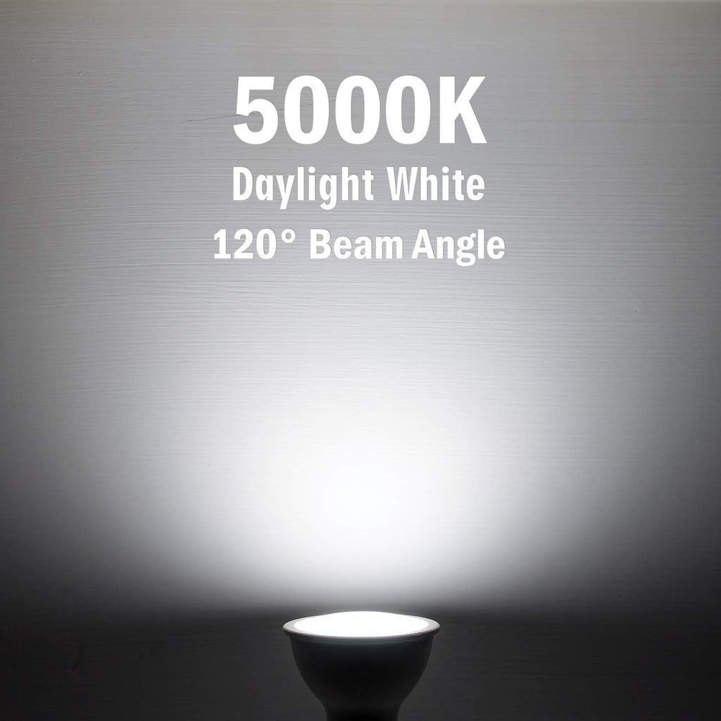Hansang Gu10 Led Bulbs Lighting,Led 55 Watt Replacement 50W Halogen, 85-265Vac, 550 Lumens, 5000K (Daylight), 120A,Frosted Mr16