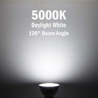 Hansang Gu10 Led Bulbs Lighting,Led 55 Watt Replacement 50W Halogen, 85-265Vac, 550 Lumens, 5000K (Daylight), 120A,Frosted Mr16