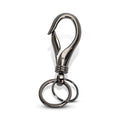 Besyl Black Commerce Keychain With 2 Key Rings, Office And School Heavy Duty Car Key Chain For Men And Women