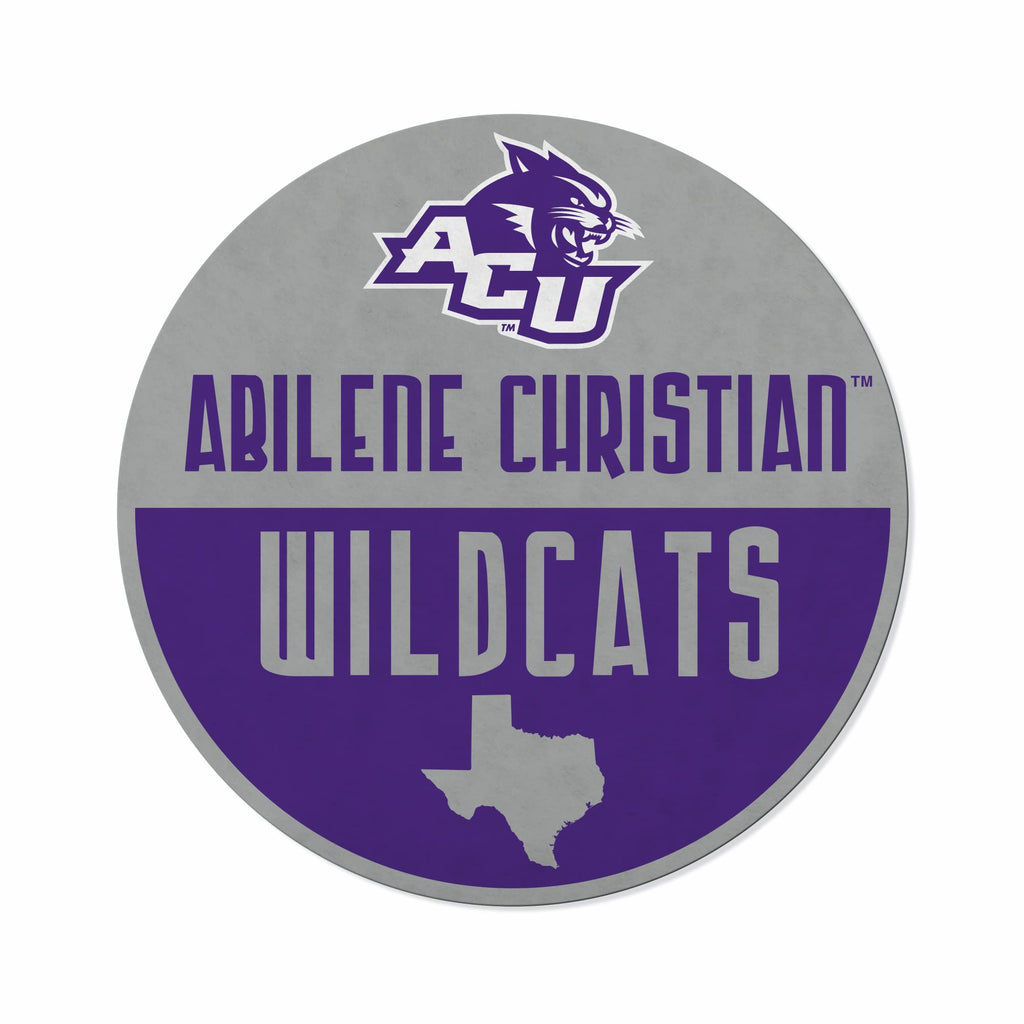 Rico Industries Ncaa Abilene Christian Wildcats Classic Shape Cut Pennant - Home And Living Room D  Cor - Soft Felt Ez To Hang,
