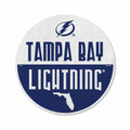 Rico Industries Nhl Tampa Bay Lightning Classic Shape Cut Pennant - Home And Living Room D  Cor - Soft Felt Ez To Hang