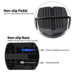 Bike Pump, Mini Bicycle Pump Portable Bike Floor Pump With Presta And Schrader Valves Aluminum Alloy Floor Bicycle Air Pump Comp