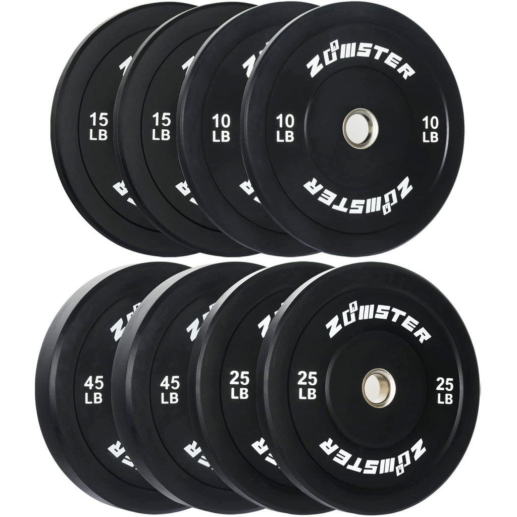 Bumper Plate Olympic Weight Plate Bumper Weight Plate With Steel Insert Strength Training Weight Lifting Plate-190Lb