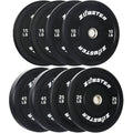 Bumper Plate Olympic Weight Plate Bumper Weight Plate With Steel Insert Strength Training Weight Lifting Plate-190Lb