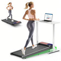 Rjop Walking Pad Treadmill With 0%-5% Incline And App Sync, Small Compact Under Desk Treadmills For Home And Office With Remote