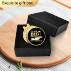 Geygie I Like Big Puts And I Cannot Lie Black Gold Golf Ball Marker With Magnetic Hat Clip, Funny Golf Gifts And Accessories For