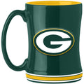 Logo Brands 612-C14RM: Green Bay Packers 14oz Relief Mug