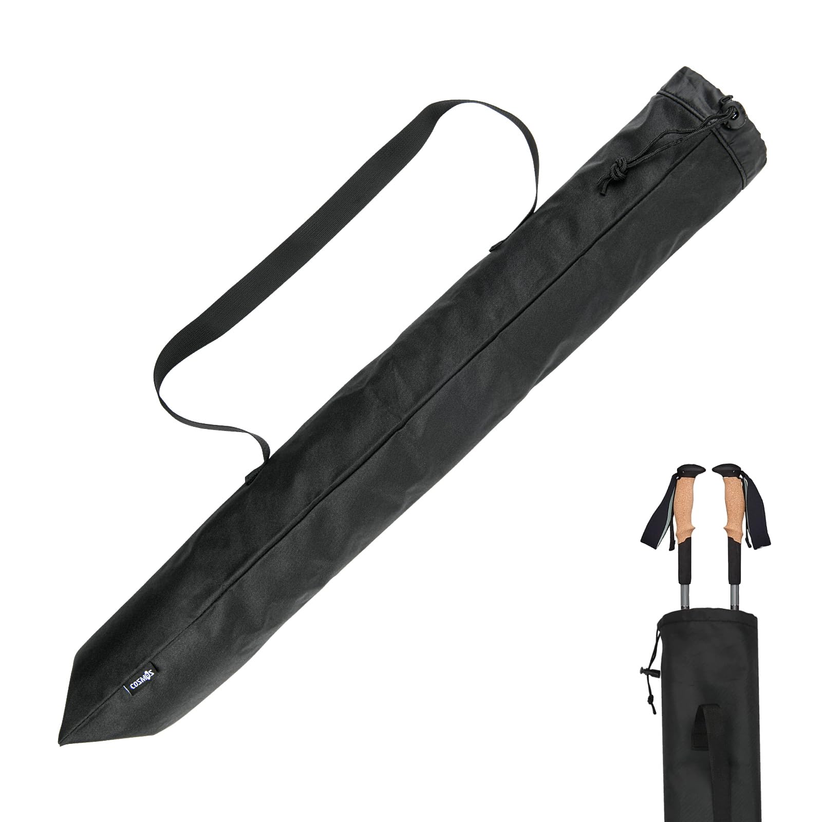 Cosmos Portable Trekking Poles Carrying Bag Tent Poles Bag Replacement Storage Bag Pouch For Walking Stick Trekking Hiking Poles