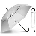 ZOMAKE Windproof Golf Umbrella UV Protection, Automatic Oversize Golf Umbrellas Double Canopy Vented Sun Blocking Push Cart for 
