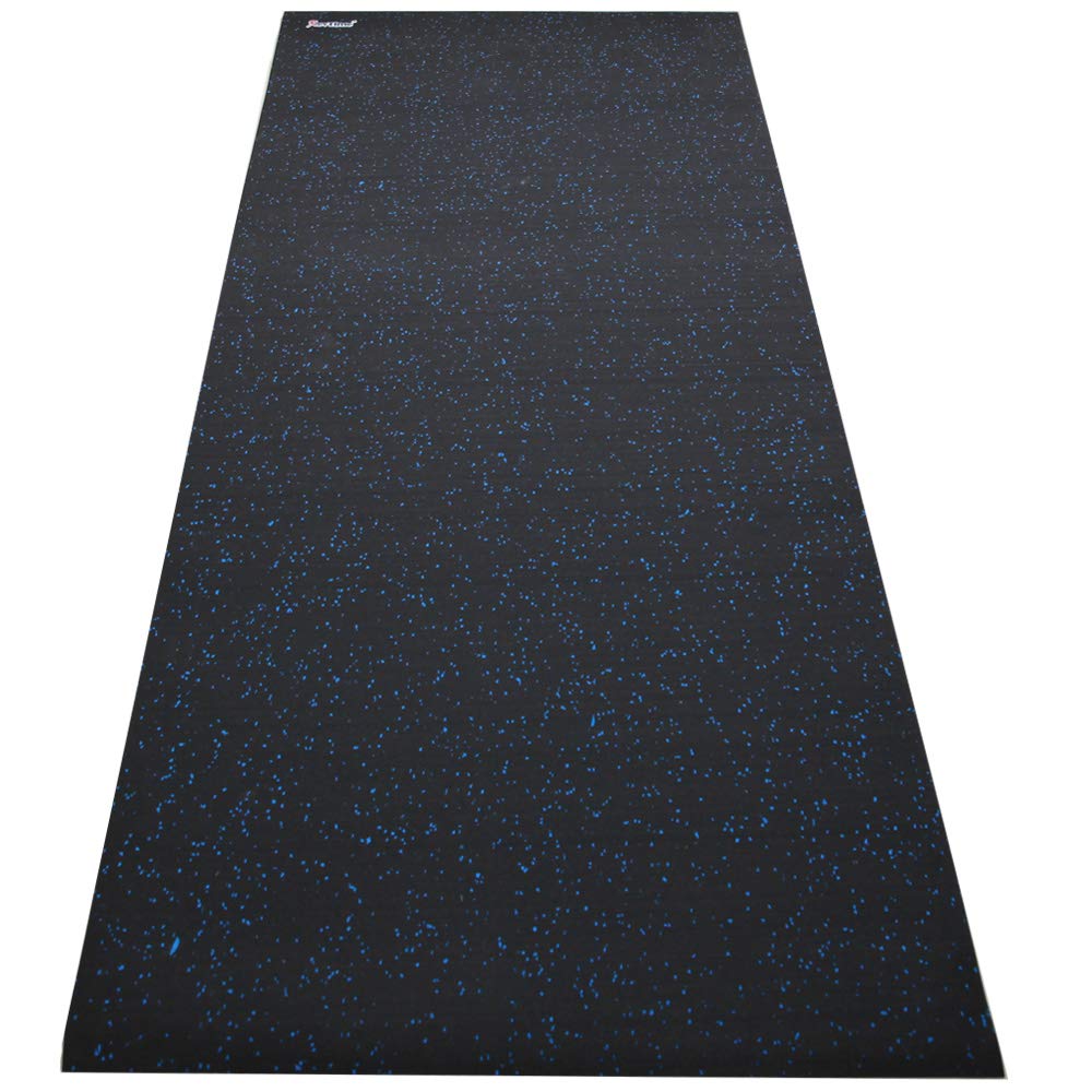 Revtime Treadmill Mat 6.5'X3' (78''X36'') Heavy Duty Fitness Equipment Rubber Mat Black