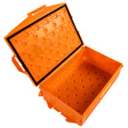 Yakattack Tracpak Stackable Storage Box - Yakattack Orange | Kayak Fishing Gear Storage | Fits Geartrac & Mightymount | Kayak Ac