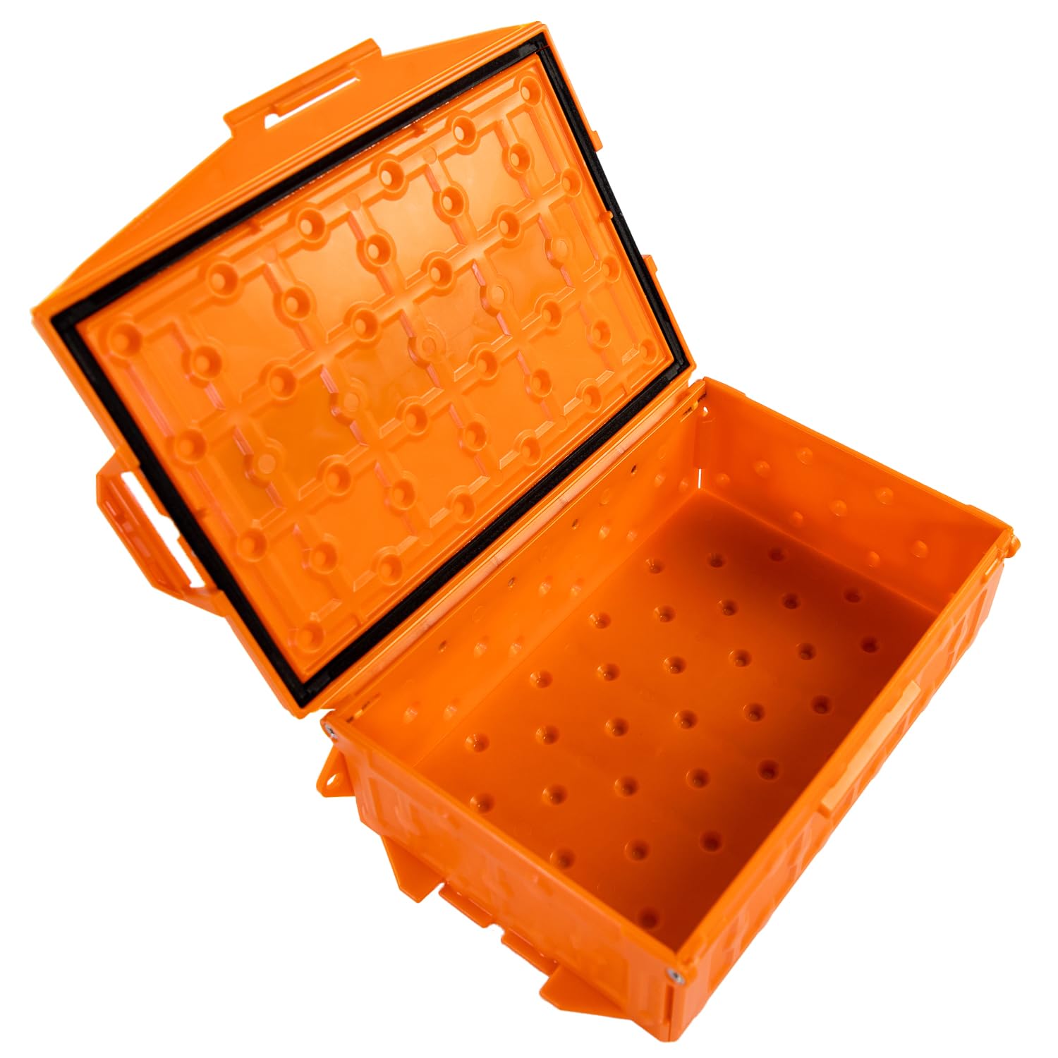 Yakattack Tracpak Stackable Storage Box - Yakattack Orange | Kayak Fishing Gear Storage | Fits Geartrac & Mightymount | Kayak Ac