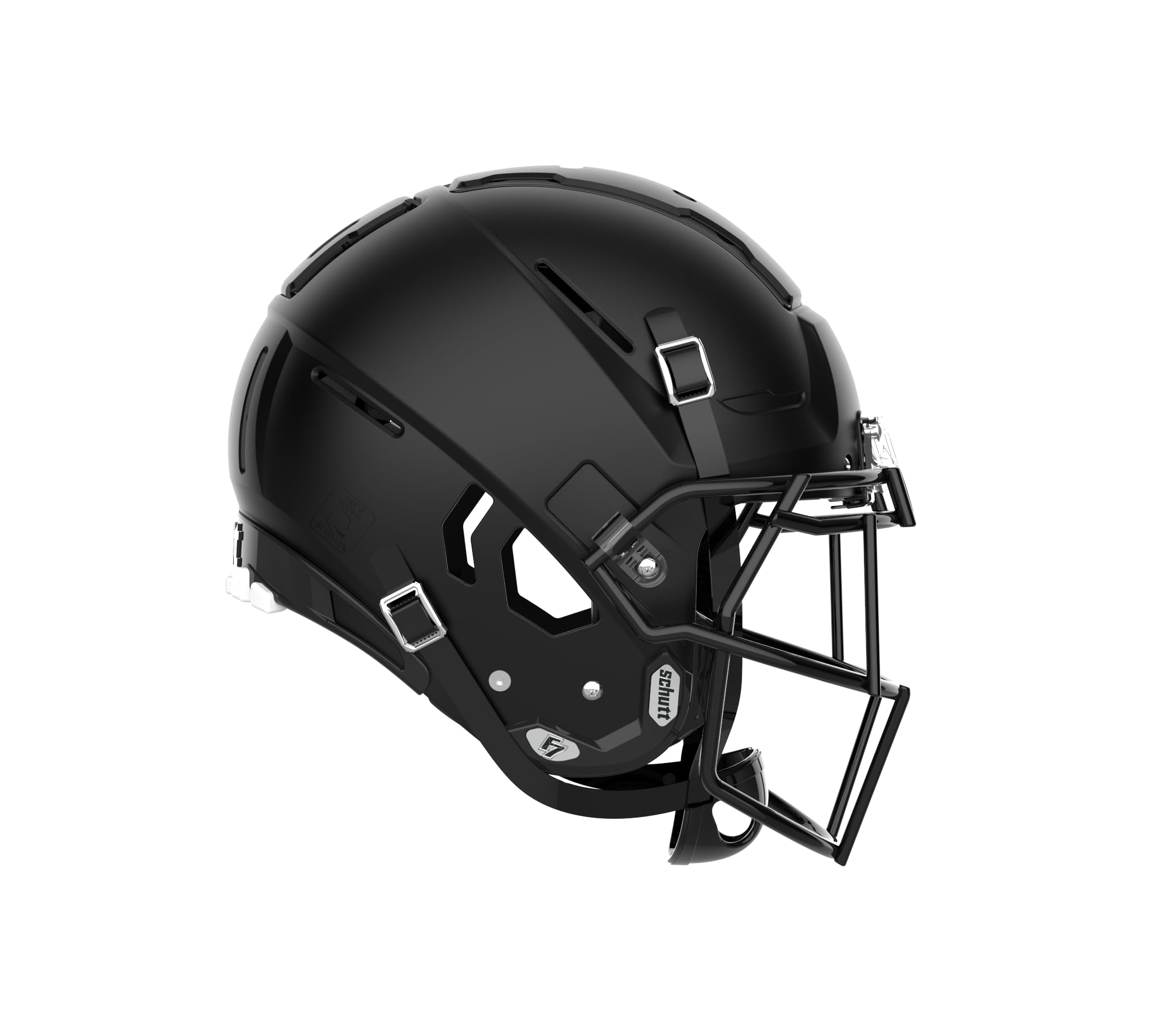 Schutt Youth F7 LX1 Football Helmet, EGOP NB VC Facemask Attached, Large, Black