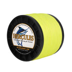 Hercules Braided Fishing Line 2000M 2187Yds 10Lbs-200Lbs Pe Superline 8 Strands (Fluorescent Yellow 120Lb/54.5Kg 0.58Mm)