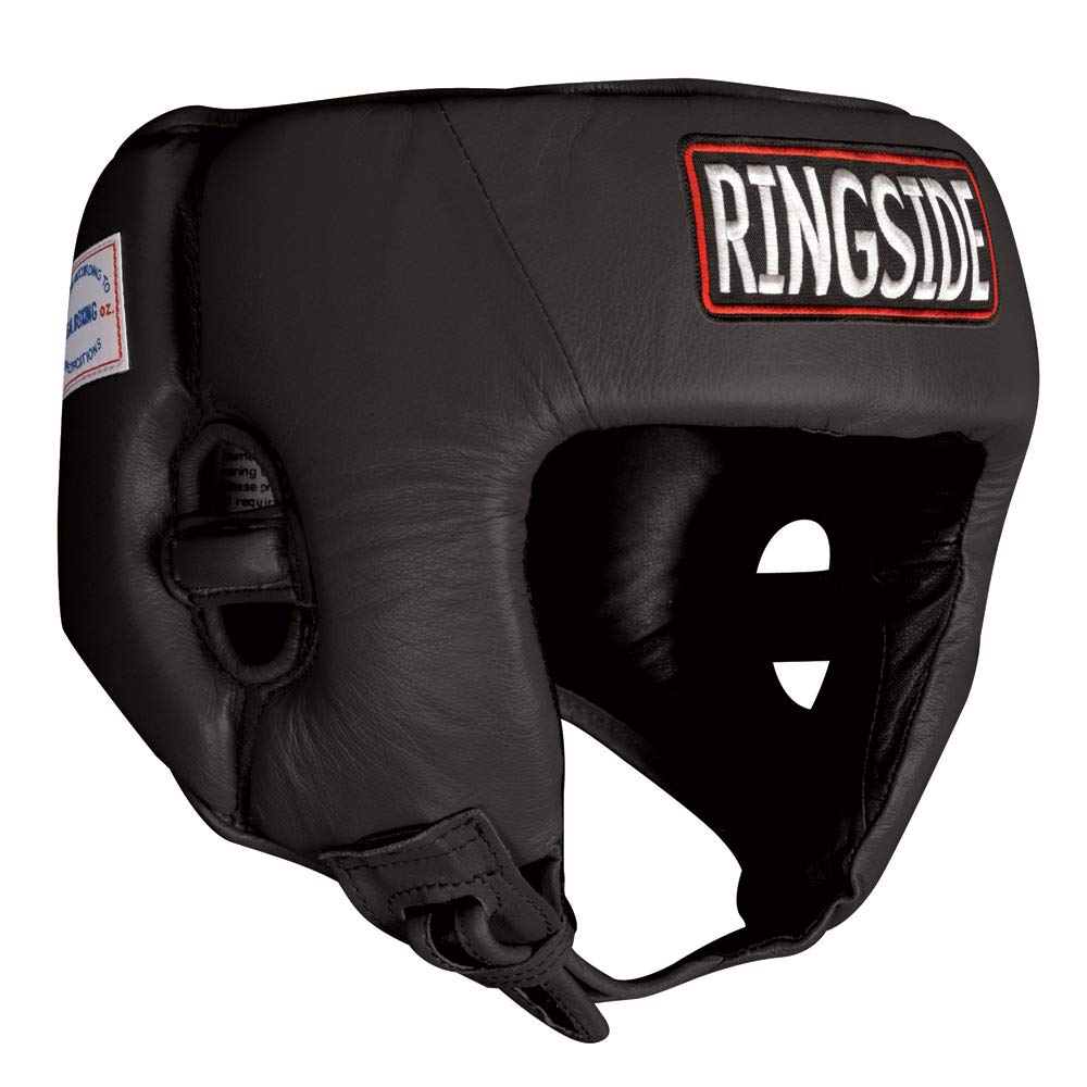 Ringside Competition Boxing Muay Thai Mma Sparring Headgear Without Cheeks, Blue, Small