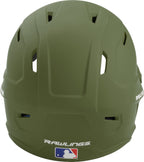 Rawlings | Mach Batting Helmet | Matte Military Green | Senior (6 7/8'' - 7 5/8'')