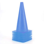 12 Inch Blue Traffic Training Cones, Plastic Safety Parking Cones, Agility Field Marker Cones For Soccer Basketball Football Dri