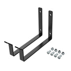 Fleximounts 2 Pack Add On Storage Utility Hook Accessory For Garage Ceiling Rack, Black