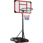 Best Choice Products Kids Height-Adjustable Basketball Hoop System, Portable Game W/Wheels, Fillable Base, 70.5In To 82.3In Heig