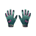 Under Armour Mens Clean Up Culture Baseball Gloves, (461) Blackout Teal/Comet Green/Magenta Pop, X-Large