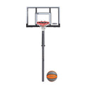 Lifetime 90962 Power Lift Adjustable In-Ground Basketball Hoop with Basketball, 54-Inch, Polycarbonate
