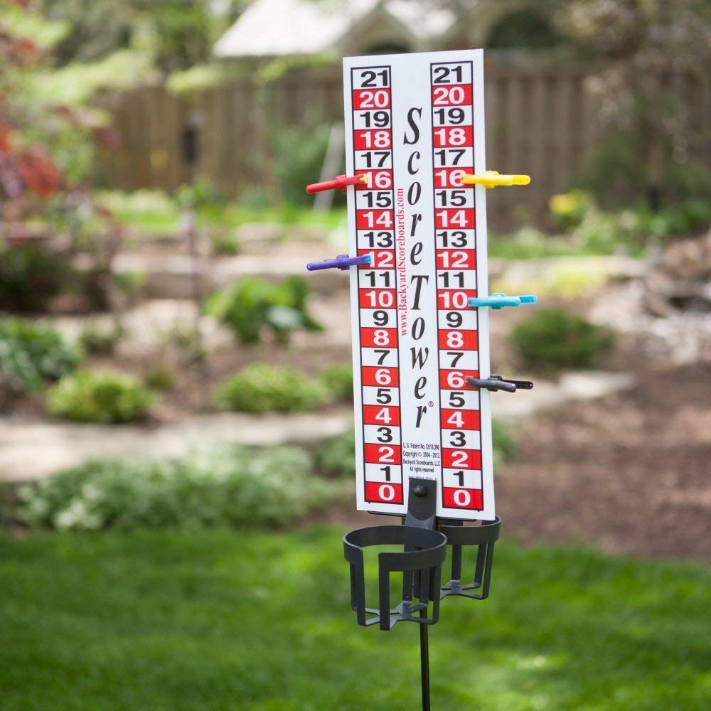 Scoretower Combo Set - Cornhole Scoreboard & Drinkholders