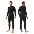 Mens 3Mm Shorty Wetsuit, Full Body Diving Suit Front Zip Diving Wetsuit Snorkeling Surfing (Mens Fullsuit, M)
