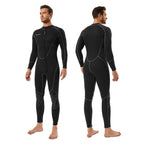 Mens 3Mm Shorty Wetsuit, Full Body Diving Suit Front Zip Diving Wetsuit Snorkeling Surfing (Mens Fullsuit, M)