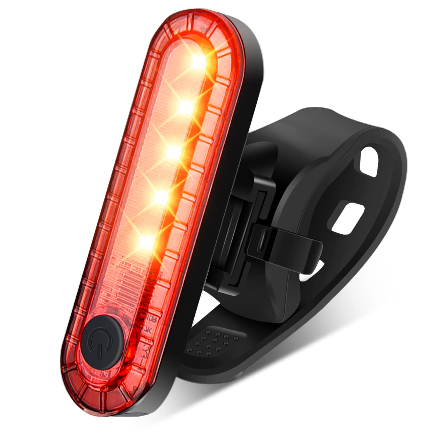 Ebuyfire Bike Tail Lights, USB Rechargeable Rear Bike Light, Waterproof Bicycle Tail Light for Night Riding, Red Cycling Lights 