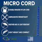 Paracord Planet Micro Paracord - Thin Braided Cord For Crafting, Fishing, And Diy Projects In 125 Ft Spools - Rose Gold