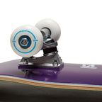 [Ccs] Logo Skateboard Complete Purple 8.50'' - Maple Wood - Professional Grade - Fully Assembled With Skate Tool And Stickers -