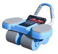 KriShit Mart Automatic Rebound Ab Roller Wheel  Core Trainer with Elbow Support & Smart Digital Counter  UltraWide Dual Wheel