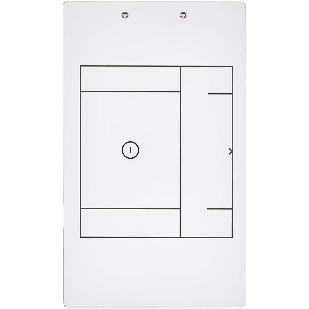 Murray Sporting Goods Dry Erase Coaches Clipboard | Double-Sided Dry Erase White Board (Lacrosse)