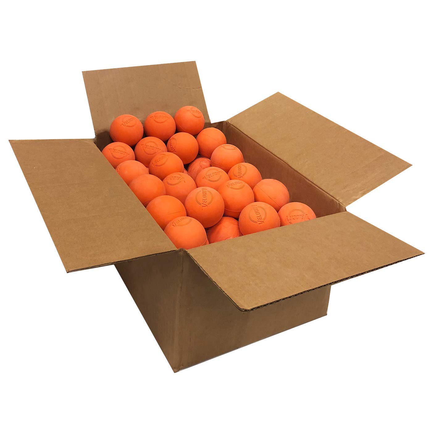 Velocity Lacrosse Balls - 60 Packs - Official Nfhs And College Approved Size - Orange