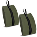 Yttriuny Travel Shoe Organizer with Zipper Closure, 2pcs Portable Packing Storage Organizer with Handle Design for Travel/Gym/Da