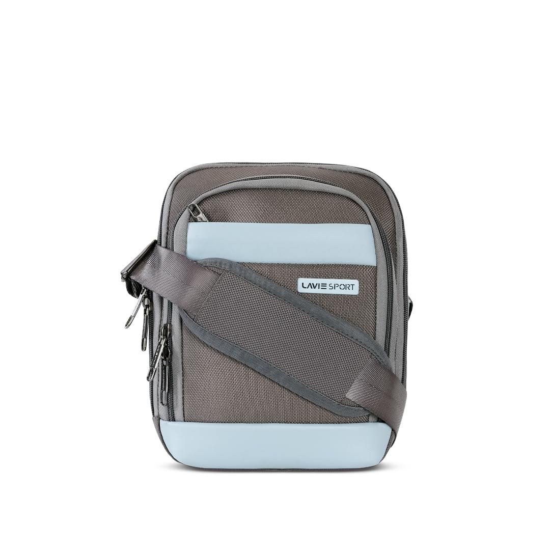 Lavie Sport Athos Sling Bag | Stylish Crossbody Bag | Bag For Travel | Multipurpose Crossbody Bag With Adjustable Strap For Trav