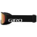 Giro Cruz Asian Fit Ski Goggles - Snowboard Goggles For Men, Women & Youth - Anti-Fog - Otg - Black Wordmark Strap With Amber Sc