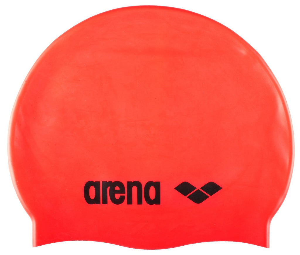 Arena Classic Swimming Hat, Red, Black, One Size