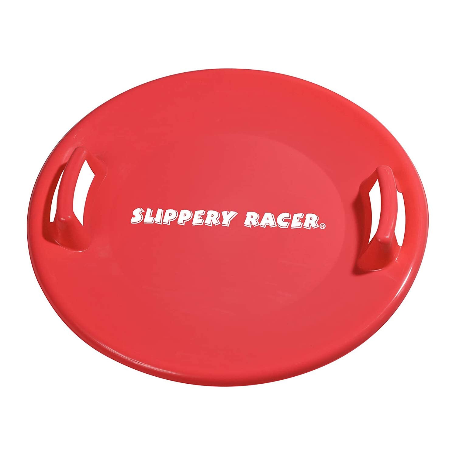 Slippery Racer Heavy-Duty Cold Weather Downhill Pro Adults And Kids Plastic Outdoor Winter Saucer Disc Snow Sleds With Handles,