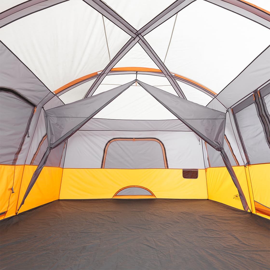Core 12 Person Tent  Large Multi Room Camping Tent For Outdoor Family Camping  Portable Cabin Stand Up Tent With Storage Pockets