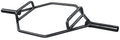 Fitvids 2-Inch Olympic Hex Weight Lifting Trap Bar with Long and Rotating Sleeves, Close Design