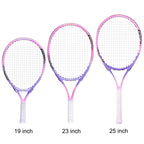 Senston 23'' Tennis Racket For Kids Children Boys Girls Tennis Racquets Kids Tennis Racket Pink Color