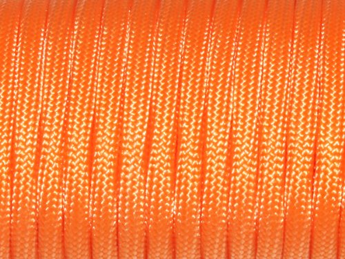 7 Strand Core 550Lb Paracord Parachute Cord Lanyard Mil Spec Type Iii-100Ft (Neon Orange(45#))