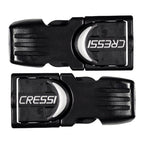 Cressi Buckles For Fins, Black, Frog - Master Frog - Pro Light - Thor