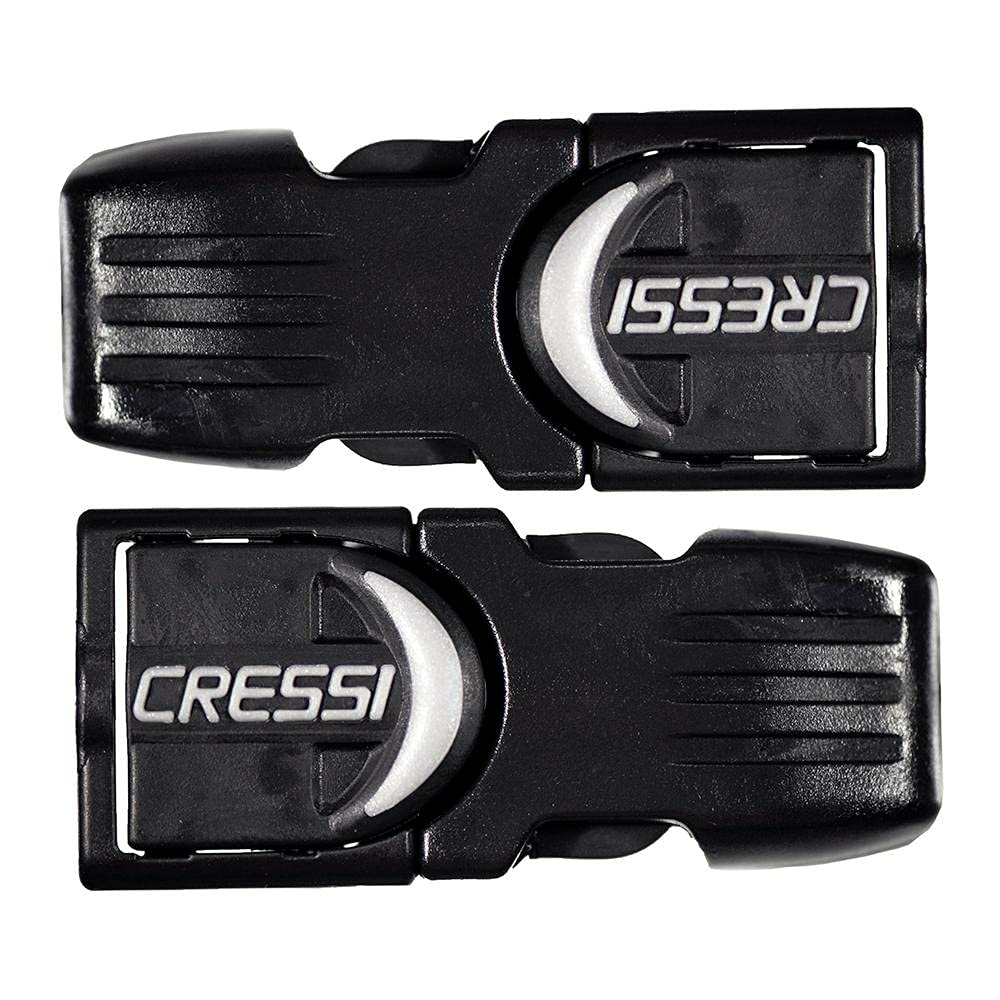 Cressi Buckles For Fins, Black, Frog - Master Frog - Pro Light - Thor