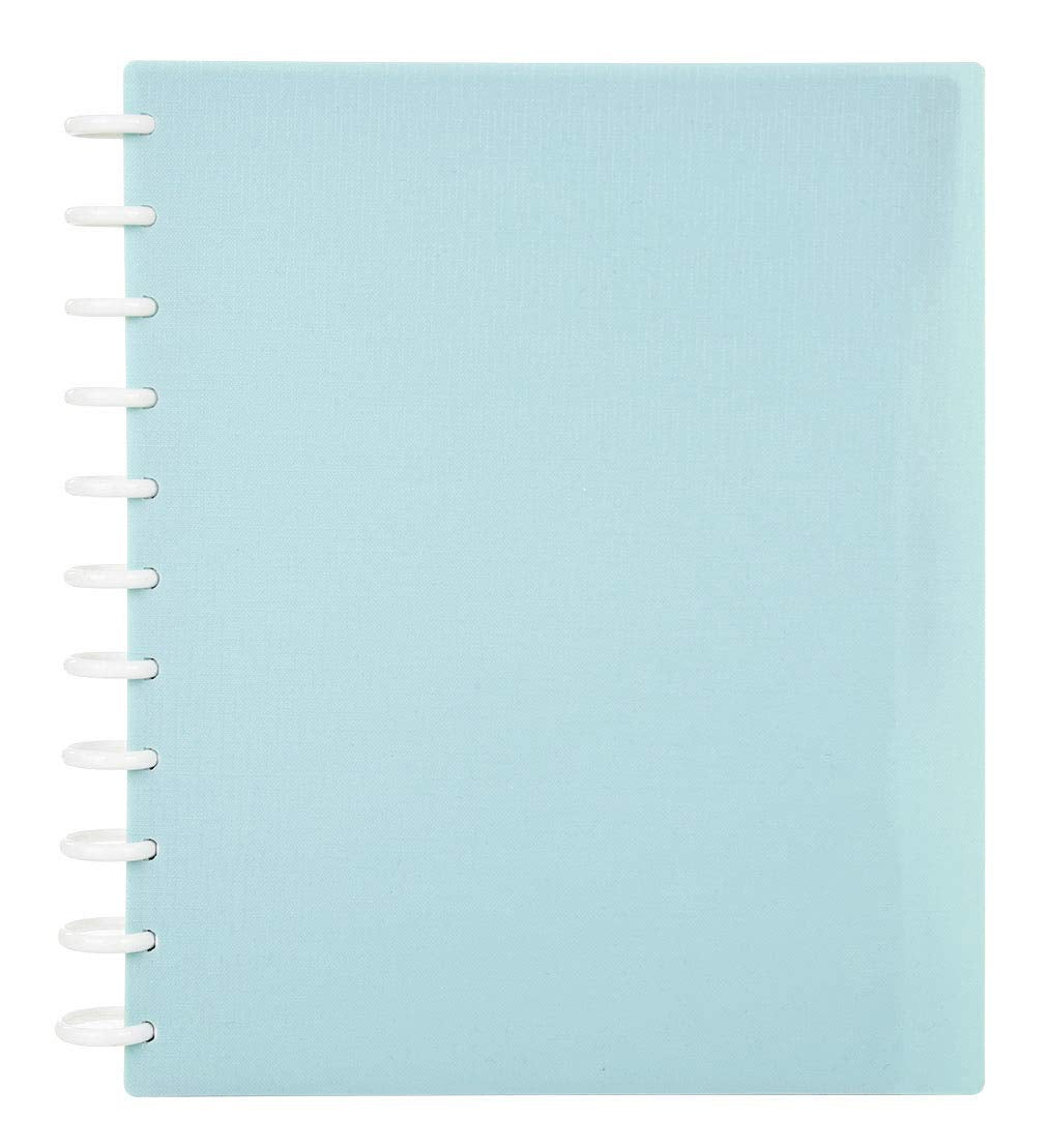 Talia Discbound Notebooks, Planner, Customizable, (Summer Blue, Letter (85In X 11In))