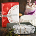 Haksen 108 Pcs Paper Lace Doilies Combo, Pack 36 Each 65, 85, 105,Baked, Grilled, Fried Food,Tableware Decoration